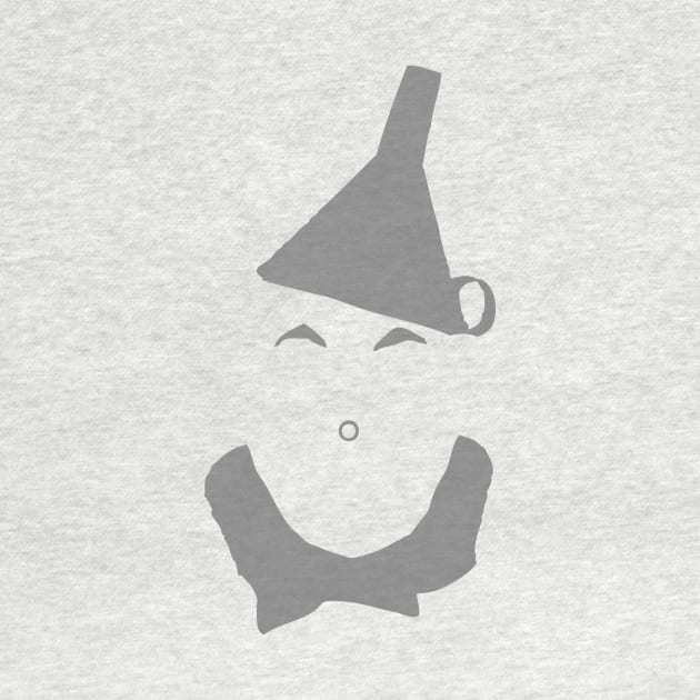 Wizard of Oz Tinman Face Silhouette by AnotherOne